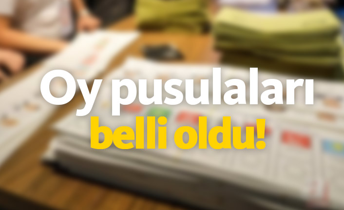 Oy pusulaları belli oldu