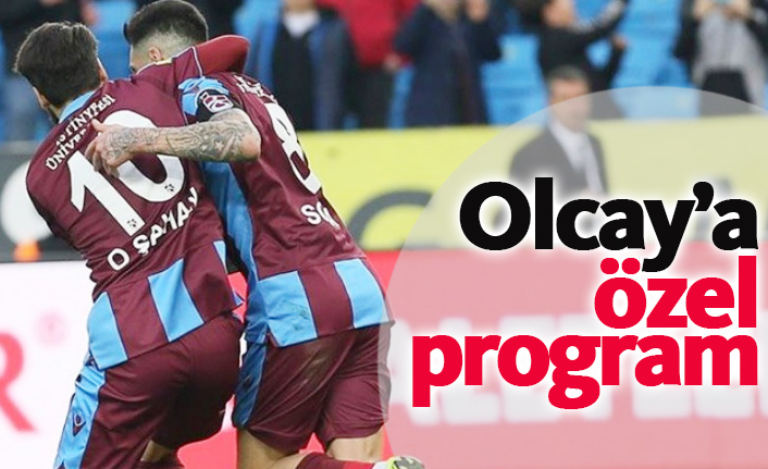 Trabzonspor'da Olcay'a özel antrenman