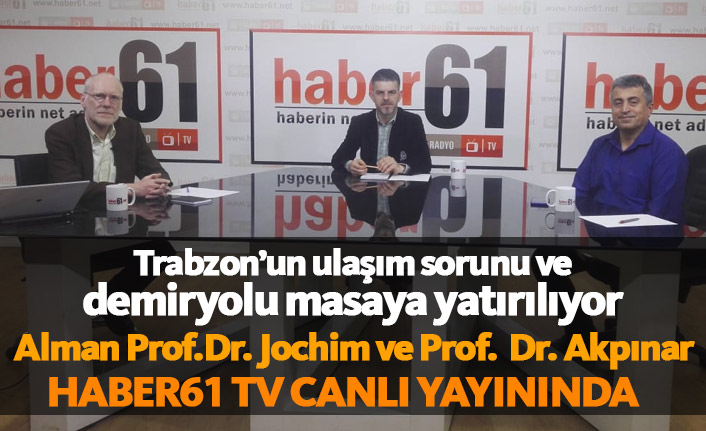 Trabzon'un ulaşım sorunu Haber61 TV'de masaya yatırılıyor!