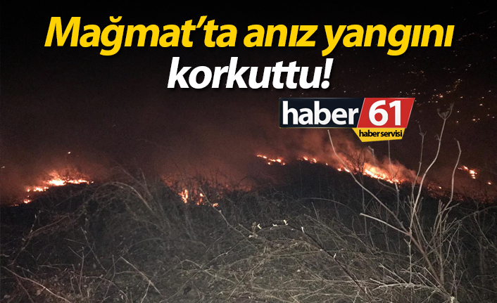 Mağmat'ta anız yangını korkuttu!