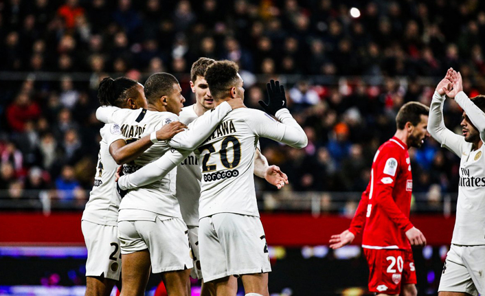 PSG, Dijon engelini 4 golle aştı