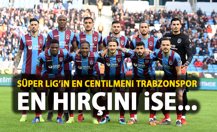 Trabzonspor süper ligin en centilmeni
