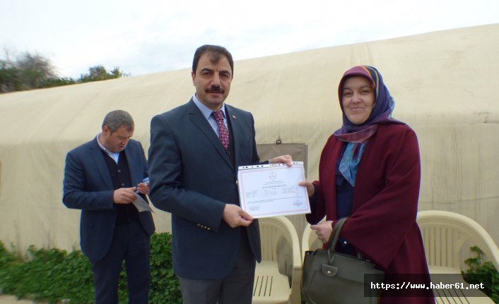 Mantar üretmek için ehliyet aldılar