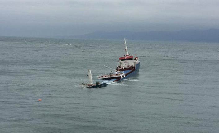 Marmara’da kuru yük gemisi battı