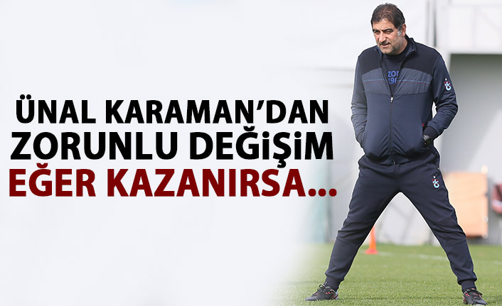 Trabzonspor'da zorunlu değişim 