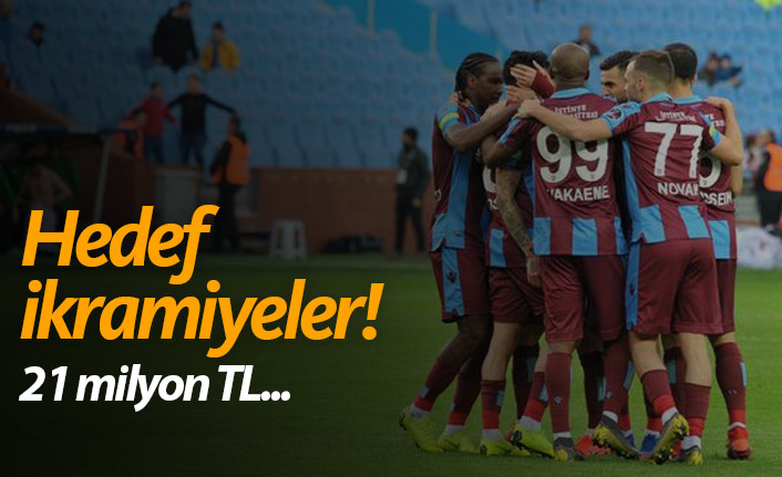 Trabzonspor'un hedefi ikramiyeler