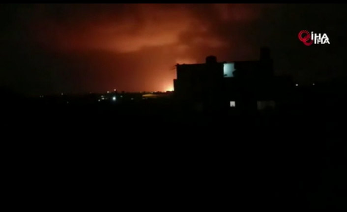 İsrail’den Gazze şeridinde 100 noktaya hava saldırısı