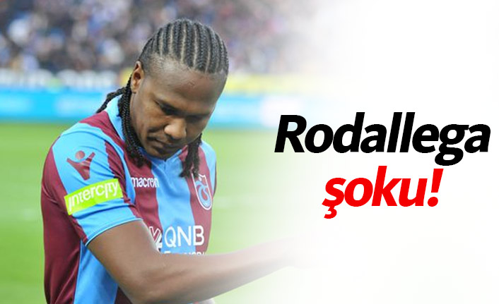 Trabzonspor'a Rodallega şoku