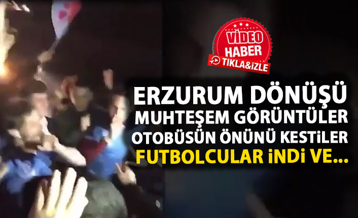 Trabzonspor otobüsü Maçka'da durduruldu! Futbolcular üçlü çektirdi