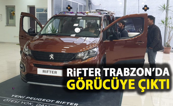Peugeot yeni aracı Rifter'i Trabzon'da tanıttı