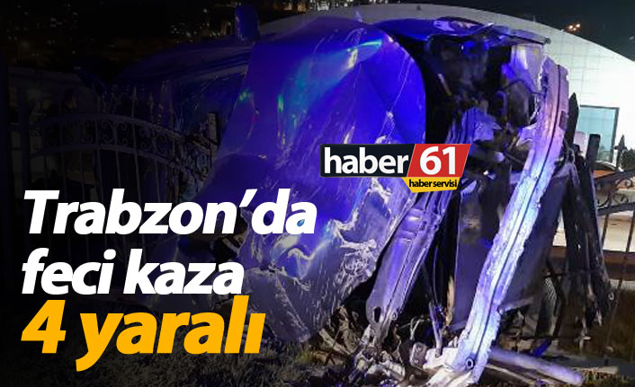 Trabzon Beşirli’de Trafik Kazası: 4 Kişi Yaralandı