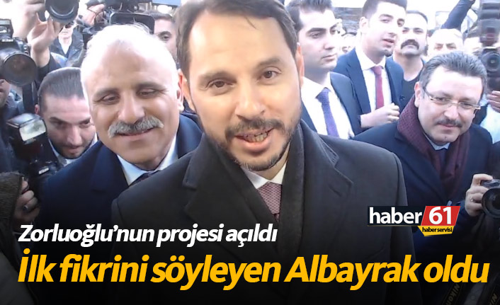 İlk fikrini söyleyen Berat Albayrak oldu