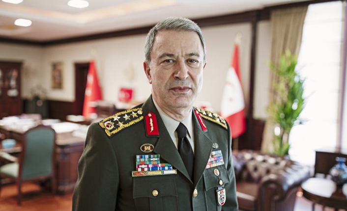 Bakan Akar: "Bizim tek hedefimiz teröristlerdir"