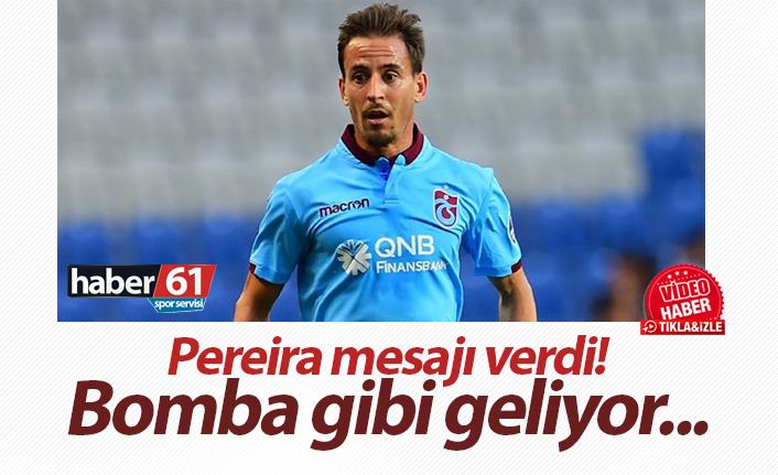 Pereira mesajı verdi! Bomba gibi geliyor...