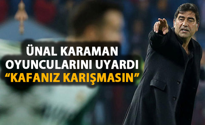 Ünal Karaman'dan oyunculara kritik uyarı: Kafanız karışmasın