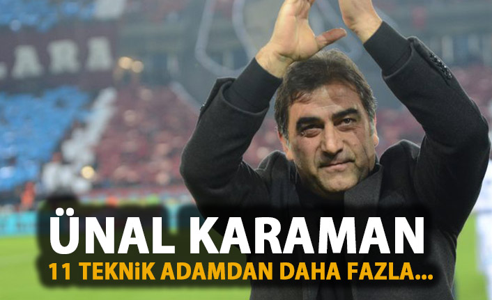 Ünal Karaman 11 teknik adamı geride bıraktı