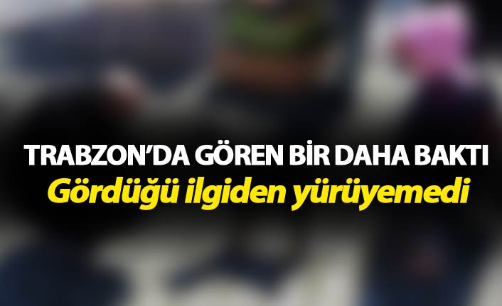 Trabzon'da Yavru keçi ilgi odağı oldu