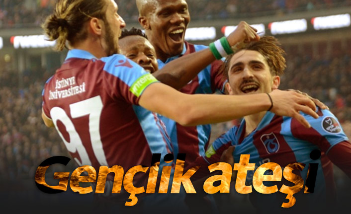 Trabzonspor'da gençlik ateşi yanıyor