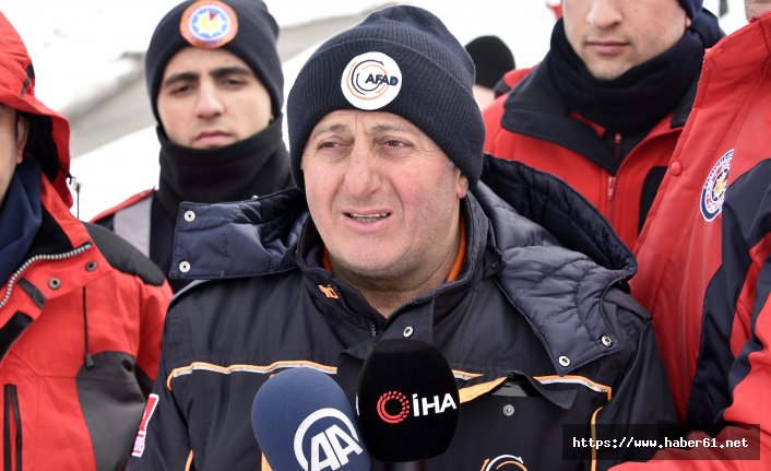 Zigana Dağı'nda Çığ tatbikatı