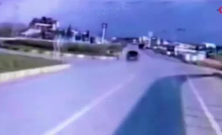 Üç komandonun hayatını kaybettiği kaza kamerada