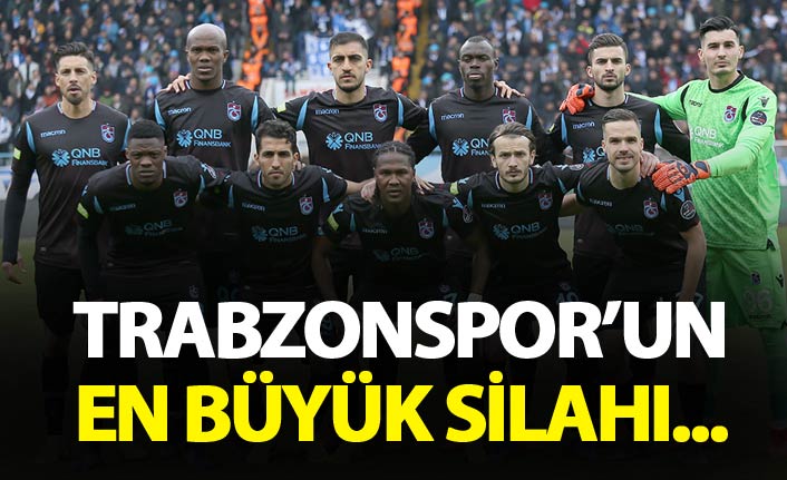Trabzonspor'un en büyük silahı