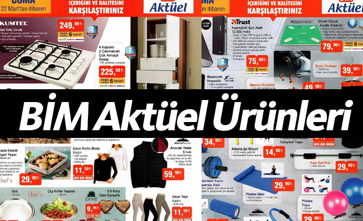 Bim Aktüel Ürünlerinde bu hafta neler var? Bim Broşürü yayınlandı
