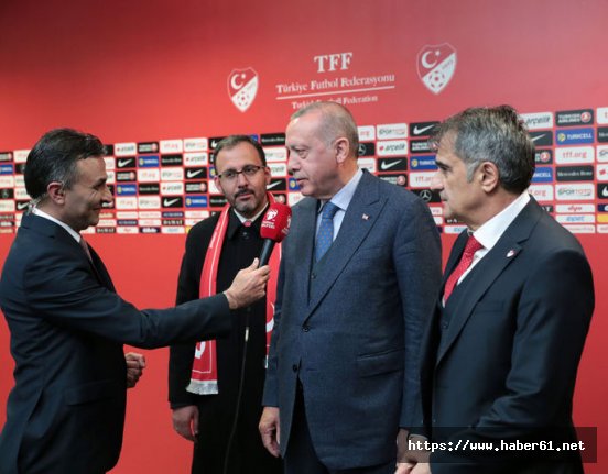 Cumhurbaşkanı Erdoğan, Şenol Güneş ile birlikte röportaj verdi