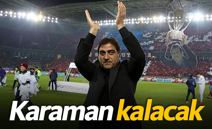 Trabzonspor Karaman ile yola devam edecek