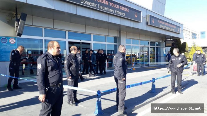 Kayseri Havaalanı'nda silah sesleri!