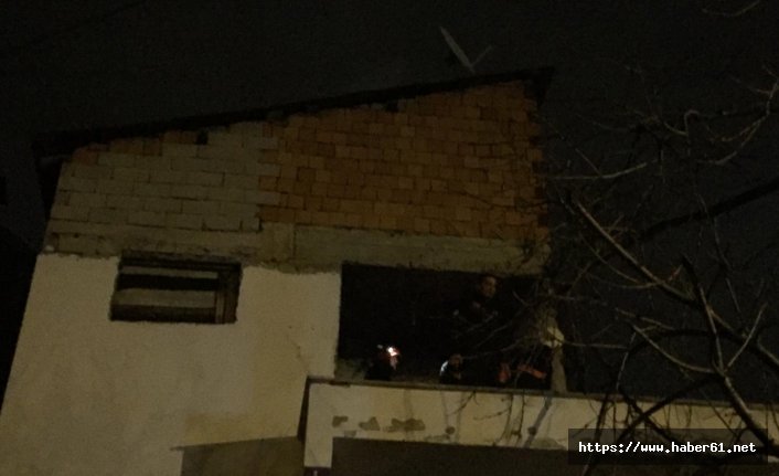 Trabzon'da çatı yangını! Hayvanlar telef oldu!