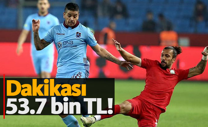 Ibanez'in dakikası 57.7 Bin TL!