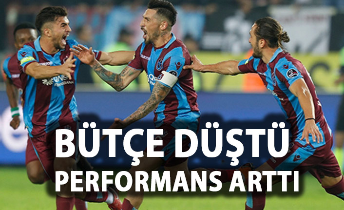 Trabzonspor'da bütçe düştü performans arttı