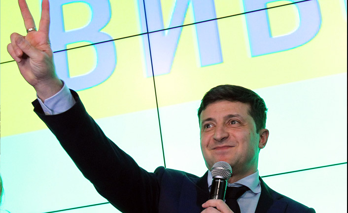 Ukrayna devlet başkanlığı seçiminin ilk tur galibi belli oldu