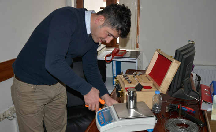 Muayenesi geçen ölçü ve tartı aletlerine...