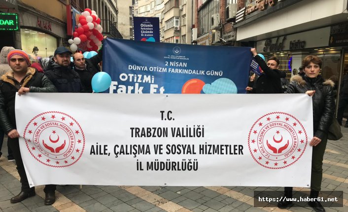 Trabzon'da Otizm'e farkındalık yürüyüşü