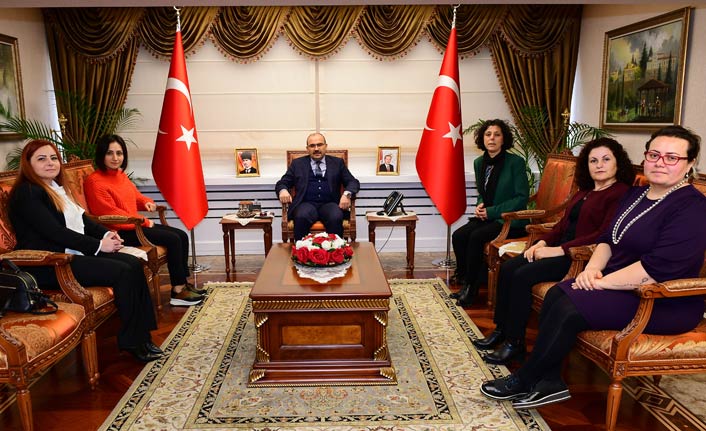 Kadın Girişimciler Vali Ustaoğlu'nu ziyaret etti