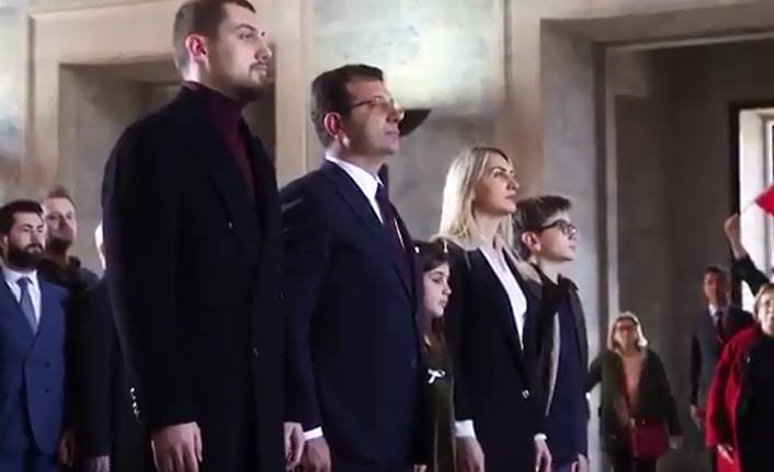 Ekrem İmamoğlu ilk ziyaretini Anıtkabir’e yaptı