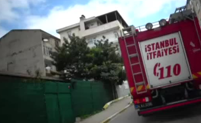 Pendik'te korkutan yangın!