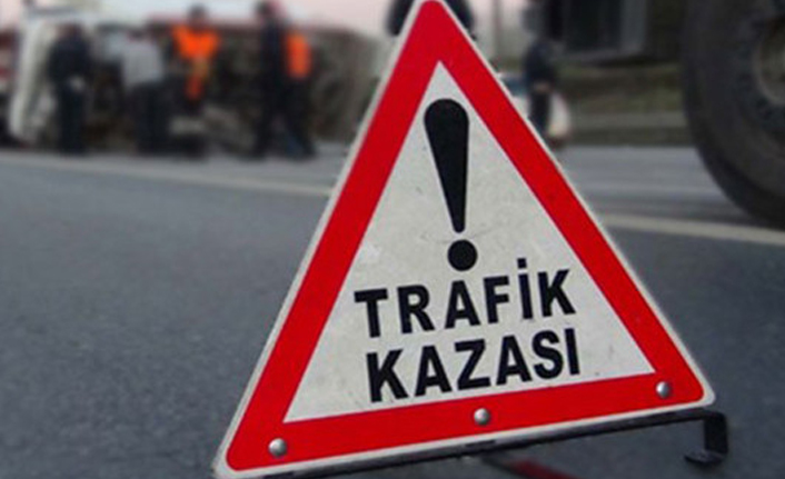 Antalya'da otomobil şarampole yuvarlandı. 4 Nisan 2019