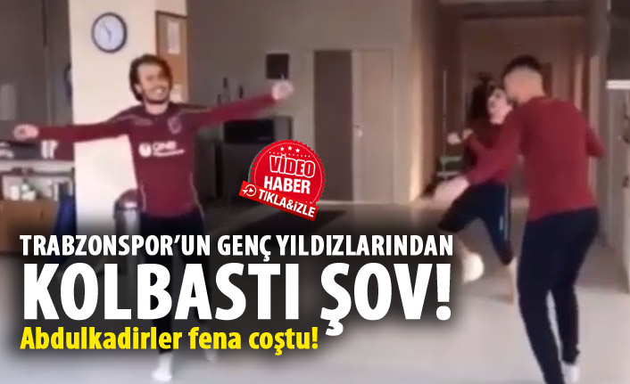 Trabzonspor'un genç yıldızlarının şovu sosyal medyayı salladı