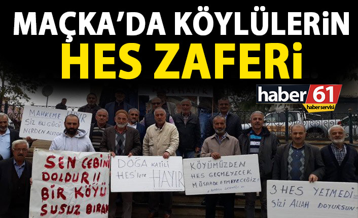 Danıştay kararını verdi! Maçka’da köylülerin HES zaferi!