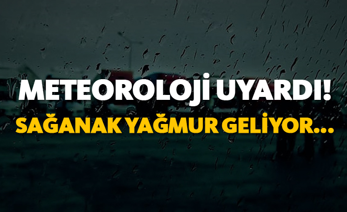 Antalya, Erzurum ve Diyarbakır'da yer yer sağanak yağış bekleniyor.