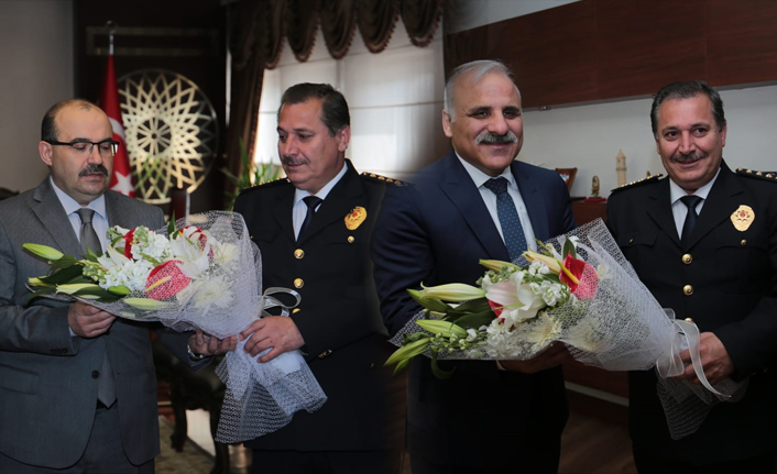 Emniyet Teşkilatı'ndan Vali Ustaoğlu ve Başkan Zorluoğlu'na ziyaret