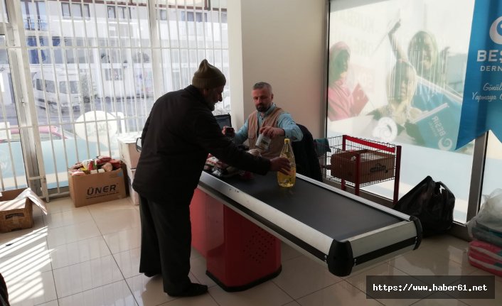 Bu markette her şey bedava