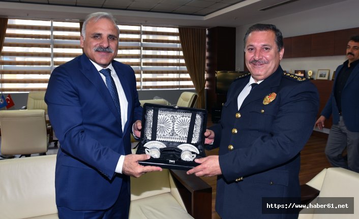 Emniyet Müdürü Çevik'ten Zorluoğlu'na hayırlı olsun ziyareti