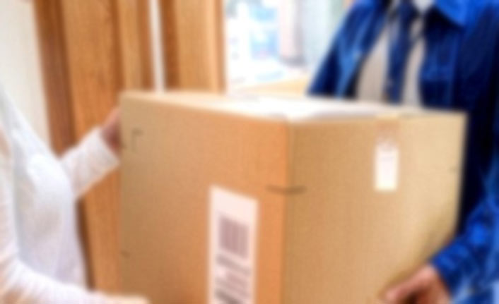 Sahte kargocu yakalandı!