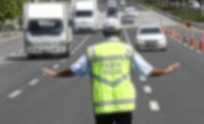 Yol kenarına tuvaletini yapınca...