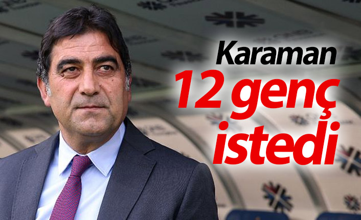 Karaman 12 genç futbolcu istedi