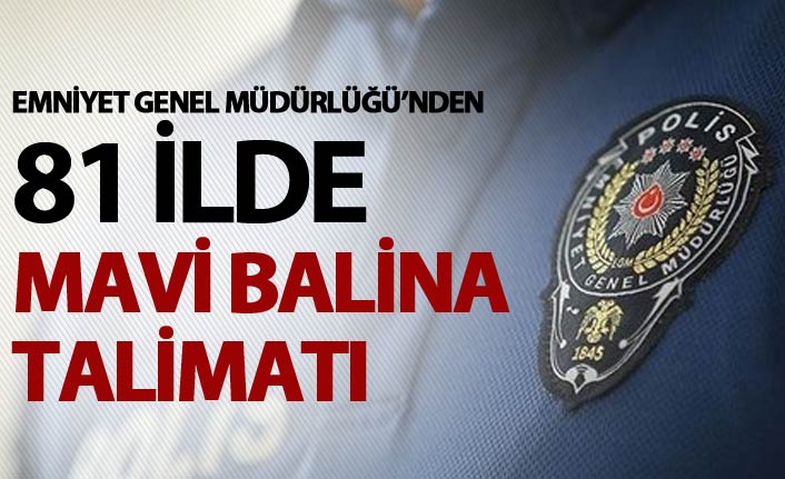Emniyet Genel Müdürlüğünden 81 ile mavi balina talimatı