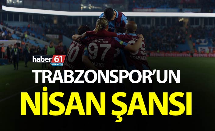 Trabzonspor’un Nisan şansı